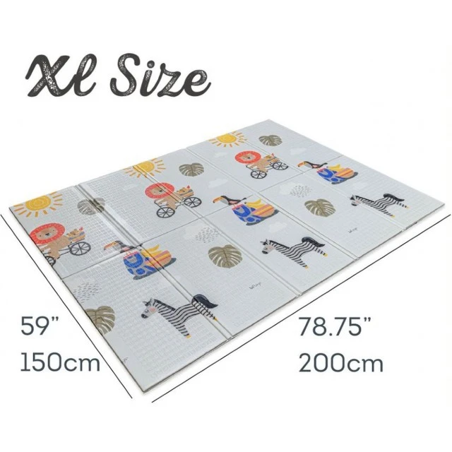 Rug for baby Double-sided, Savannah, 150 x 200 cm