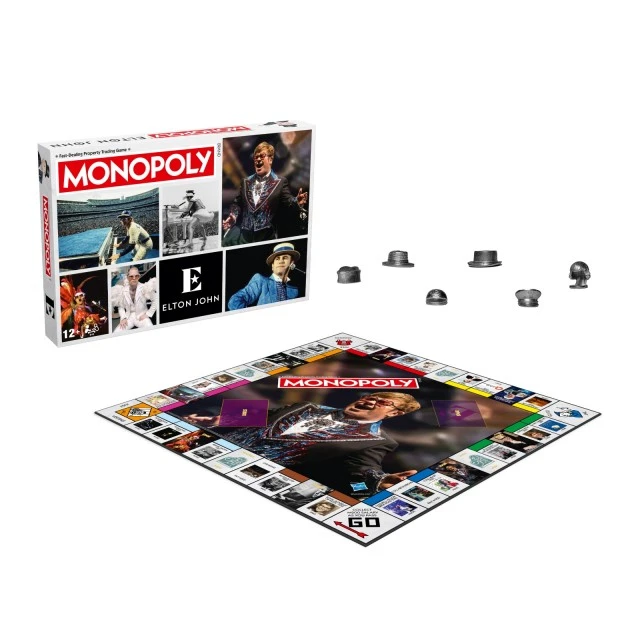 Board game, Winning Moves, Monopoly, Elton John