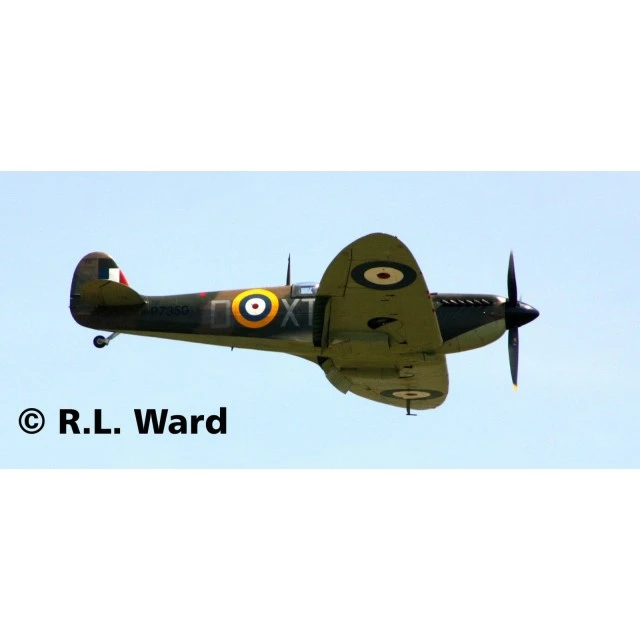 Assembled model Airplane Supermarine Spitfire Mk.IIa, 131 parts