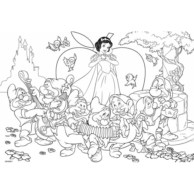 Puzzle, Lisciani, Snow White, Double-sided puzzle 24 pieces