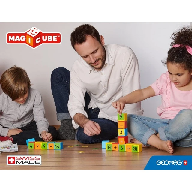 Magnetic construction set Magicube, Math building 257, 61 pieces