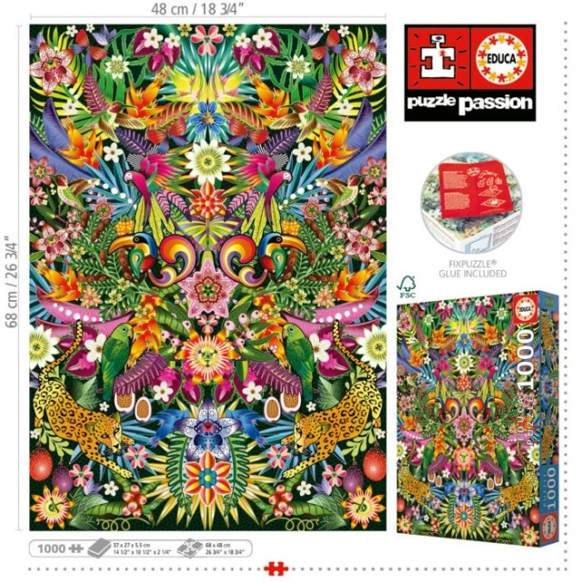 Tukani puzzle, 1000 pieces
