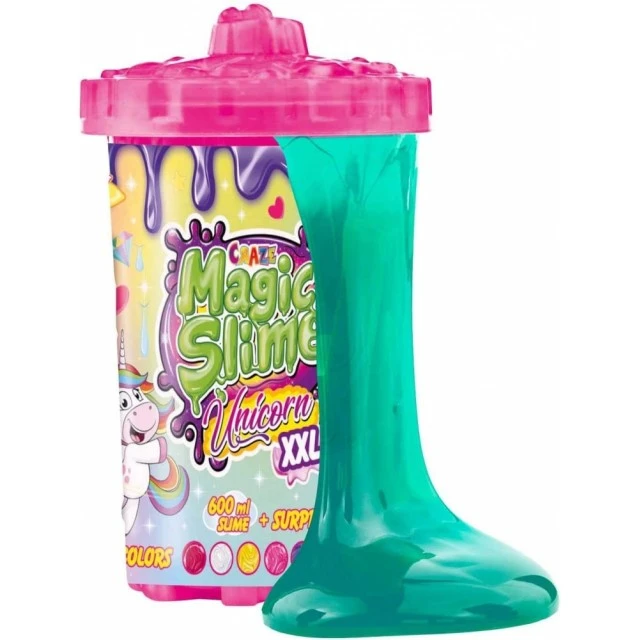 Magic slime XXL, Craze, With unicorn surprise figure, 600 g
