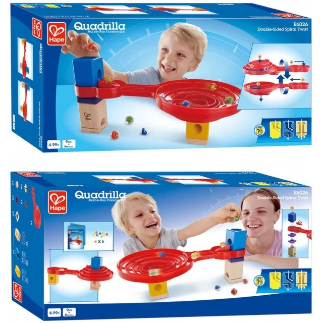Дървена игра – Двустранна спирала
