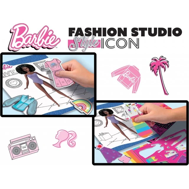 Творчески комплект, Lisciani, Barbie, Папка модно студио, Модна икона