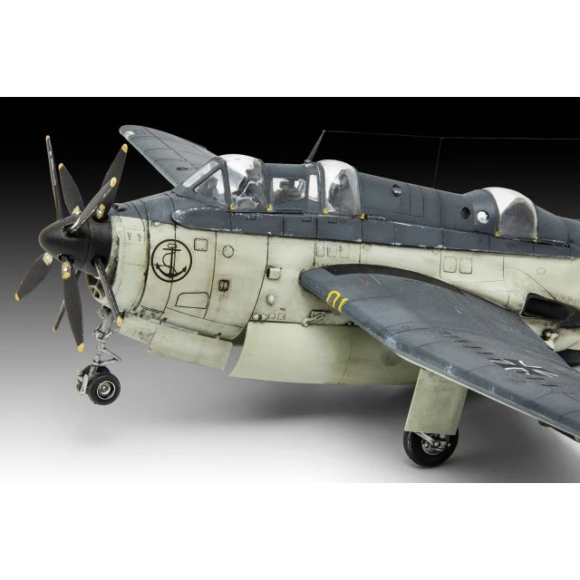 Assembly model, Revell, British fighter Fairey Gannet AS.1/AS.4, 120 parts