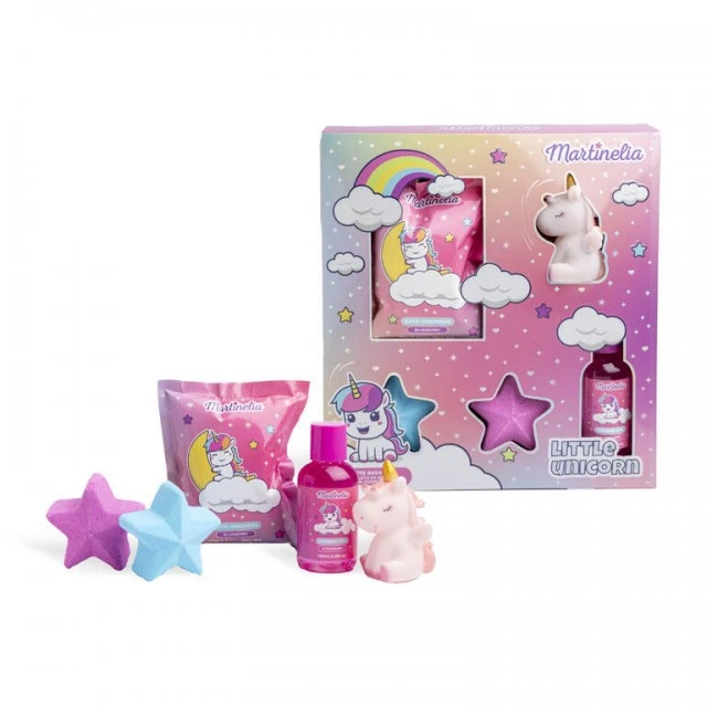 Bathroom set, Martinelia, Little unicorn, 5 pieces