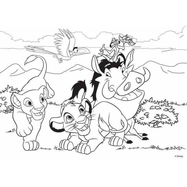 Puzzle, Lisciani, The Lion King, Double-sided puzzle 24 pieces