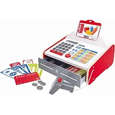 Дървена играчка Касов апарат