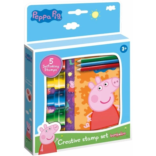 Creative set, stamps, Totum, Peppa Pig