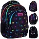 School backpack, Head, Rainbow Kitty, 39x28x15cm