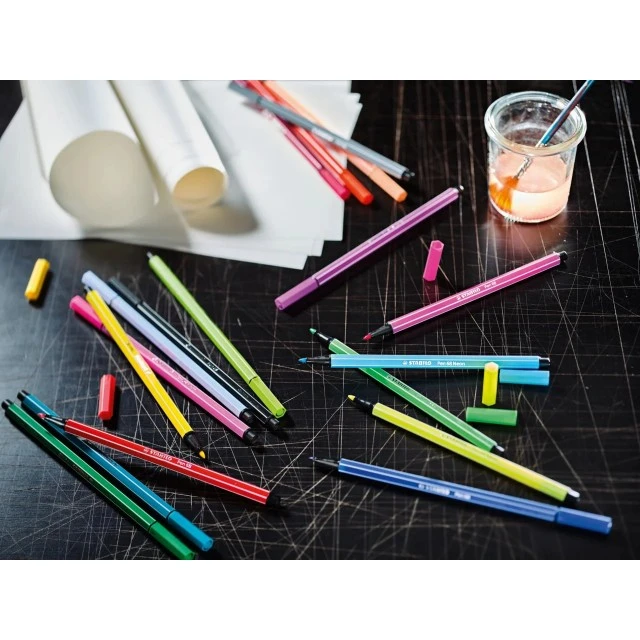 Set of markers, Stabilo, Pen 68 Arty ST6818-1-20, 18 colors