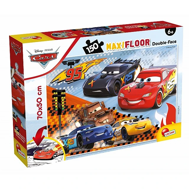 Puzzle, Lisciani, Cars, Double-sided puzzle 150 pieces