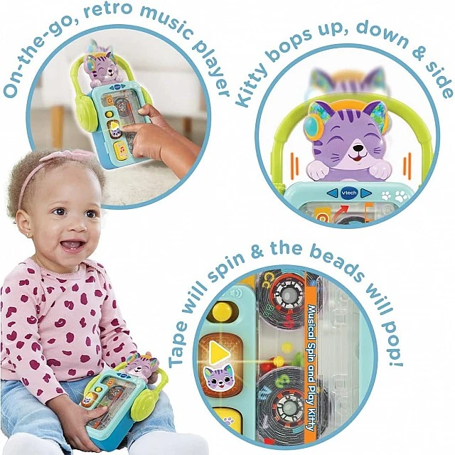 Interactive toy Music player, 4.6 x 12 x 6.8 cm