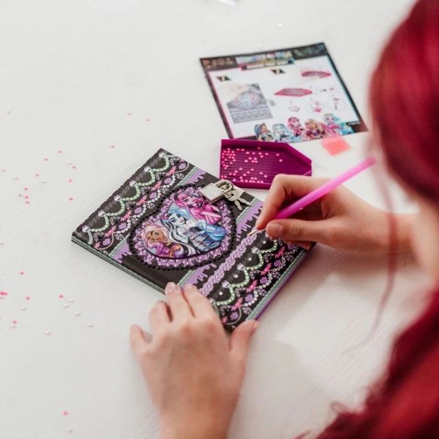 Творчески комплект, Totum, Monster High, Декорирай сам таен дневник с диаманти