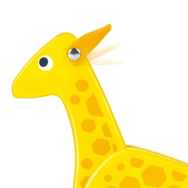 Wooden pull toy, Hape, Giraffe, 24 x 11 x 20 cm