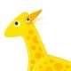 Wooden pull toy, Hape, Giraffe, 24 x 11 x 20 cm