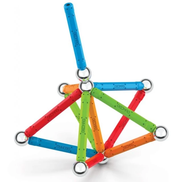 Magnetic constructor, Geomag, Supercolor, 25 pieces