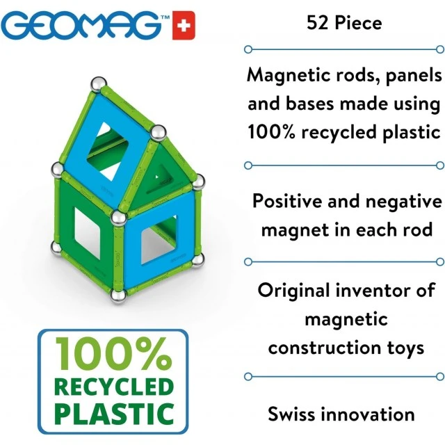 Magnetic constructor Classic Panels 471, 52 parts