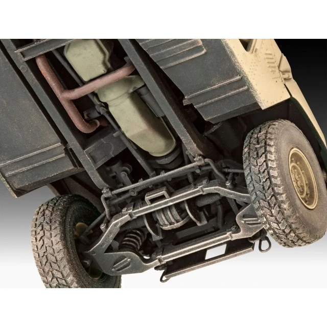 Assembly model, Revell, Military truck HMMWV M1097A2, 156 parts