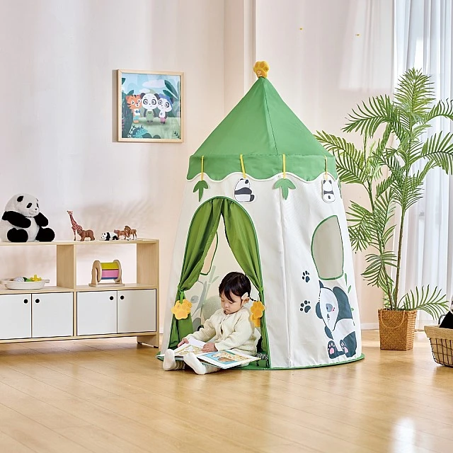 Play tent, Hape, Panda, 100 x 150 x 100 cm
