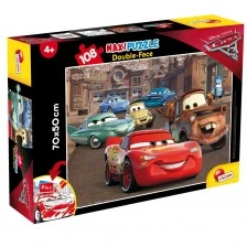 Puzzle, Lisciani, Cars 3, Double-sided puzzle 108 pieces