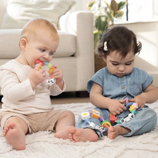 Силиконова бебешка гризалка, Infantino, Обичам те