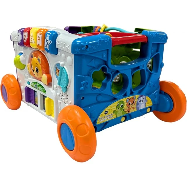 Interactive toy, Vtech, Pull-along cart with activities