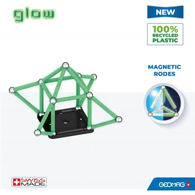 Магнитен конструктор Glow 329, 42 части