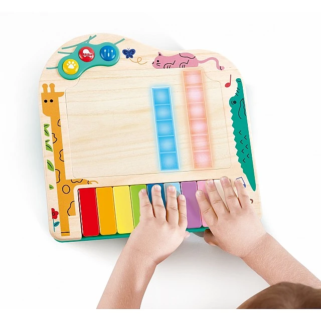 Дървено пиксел пиано, Hape
