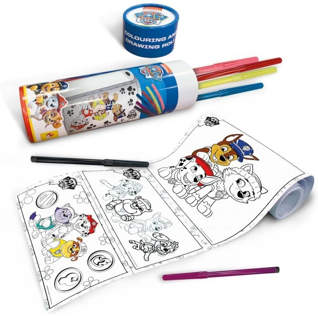 Creative set, Lisciani, Paw Patrol, Coloring and drawing roller