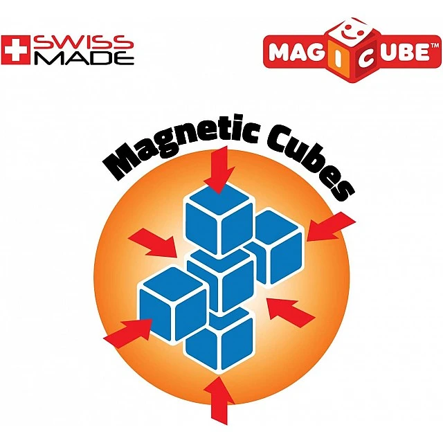 Magicube Magnetic Building Set, Savannah Animals 109, 3 parts