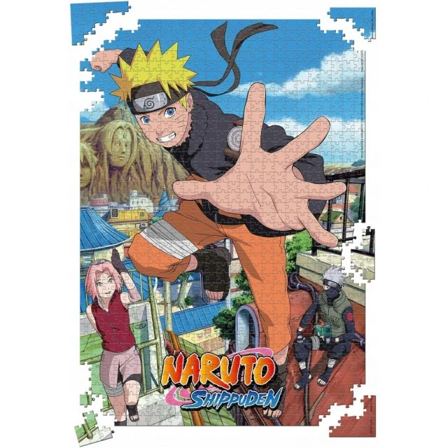 Puzzle, Waddingtons, Naruto, New design, 1000 pieces
