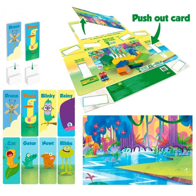 Building set Swampies River plane, 38 pieces