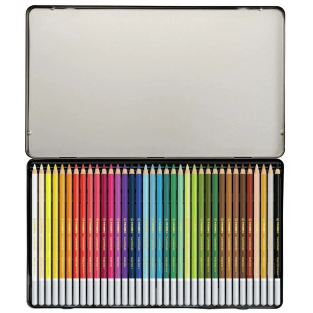 Set of colored pencils, Stabilo, CarbOthello ARTYplus, Metal box, 36 pieces