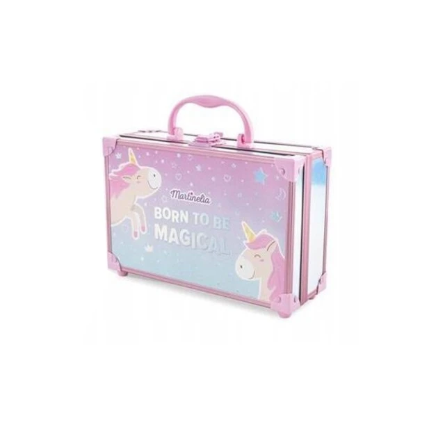 Cosmetic set in a suitcase Little Unicorn, 28 pieces