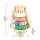 Дървен конус за подреждане Hape, Зайче