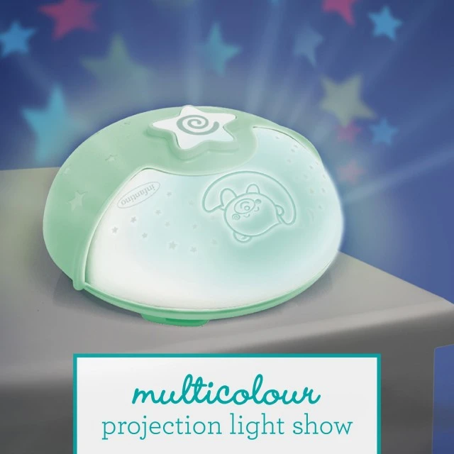 3-in-1 Soothing Light Projector, Infantino, Light Green
