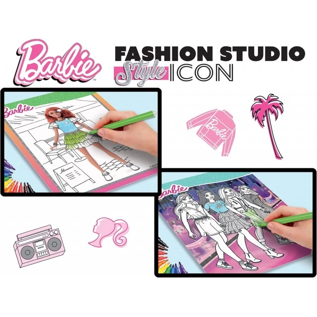 Творчески комплект, Lisciani, Barbie, Папка модно студио, Модна икона
