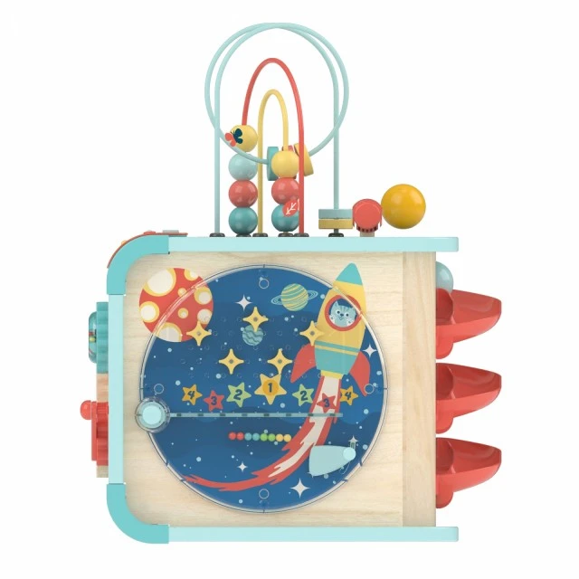 Интерактивна играчка, Hape, Магически музикален куб 4в1