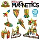 Magnetic constructor, Educa, Eco farm, 28 pieces