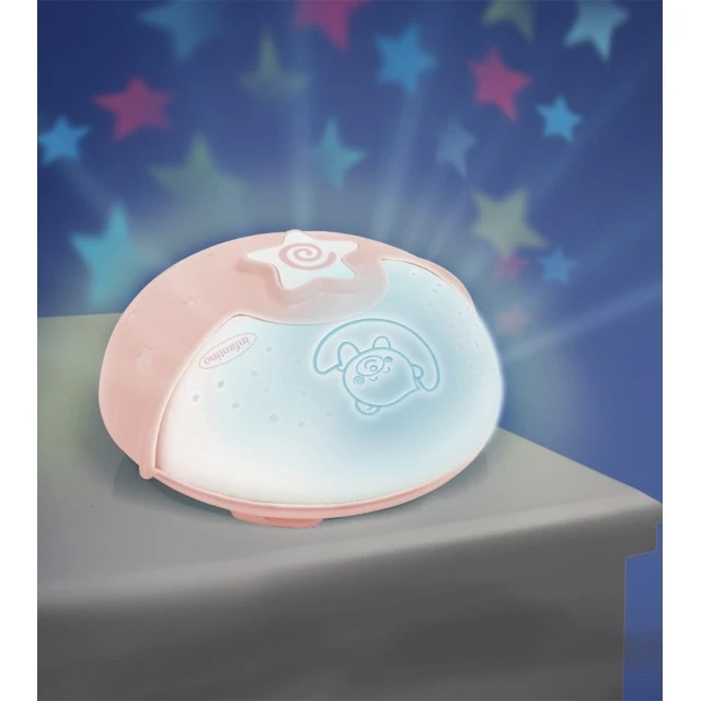 3-in-1 Soothing Light Projector, Infantino, Pink