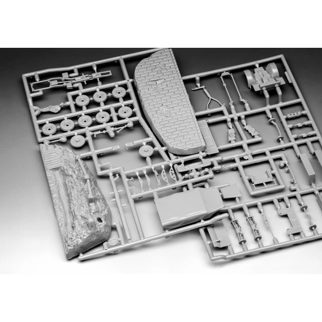 Assembly model, Revell, Starter set truck Krupp Protze KFZ 69 3.7cm, 61 parts