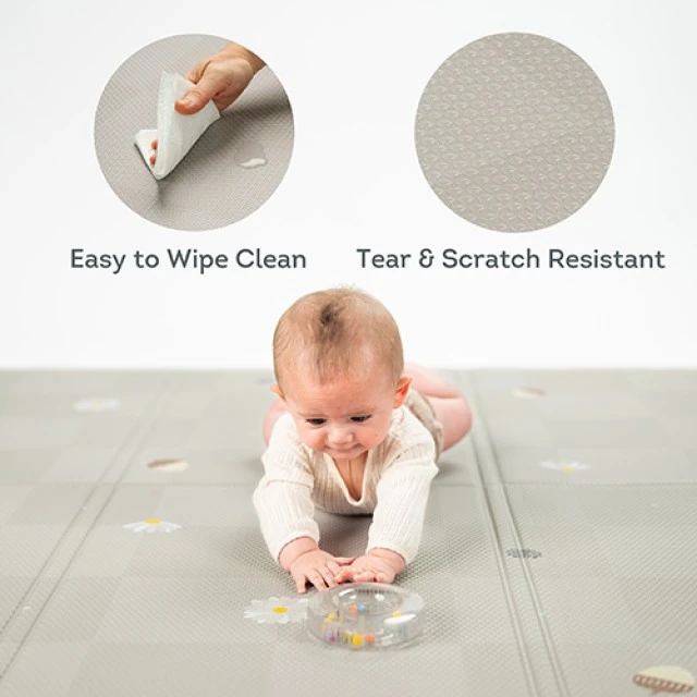 Бебешка подложка от пяна, Taf Toys, Fold ′n Play, Checkers, Шах