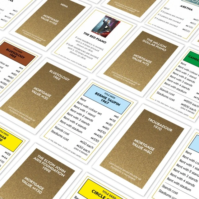 Board game, Winning Moves, Monopoly, Elton John