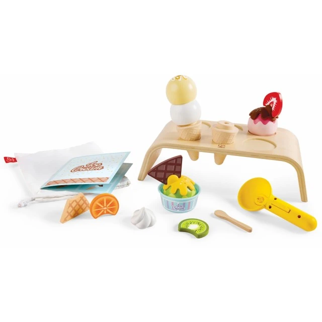 Game set, Hape, Ice cream corner, 20 pieces