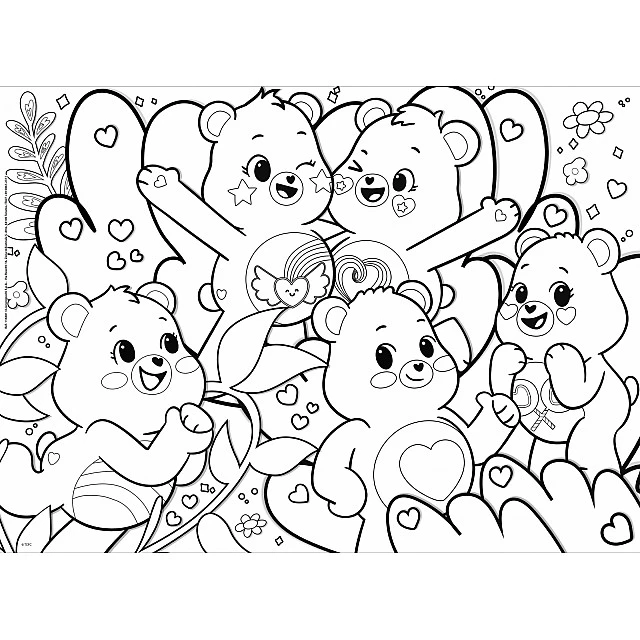 Puzzle, Lisciani, Care Bears, Double-sided puzzle, 24 pieces