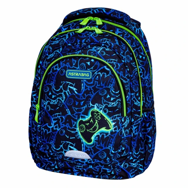 School backpack, Astra, Joystick, AB330, 39 x 28 x 15 cm