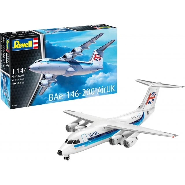 Сглобяем модел, Revell, Самолет BAe 146 (RJ85)