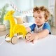 Wooden pull toy, Hape, Giraffe, 24 x 11 x 20 cm